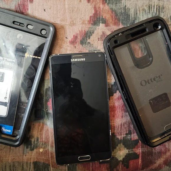 Samsung Smartphone with Black Display